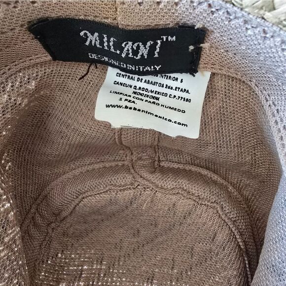 Milani Italian Made Straw Hat